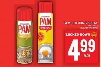 Food Basics PAM COOKING SPRAY offer