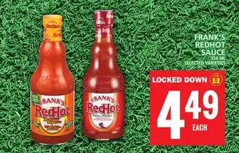 Food Basics FRANK'S REDHOT SAUCE offer