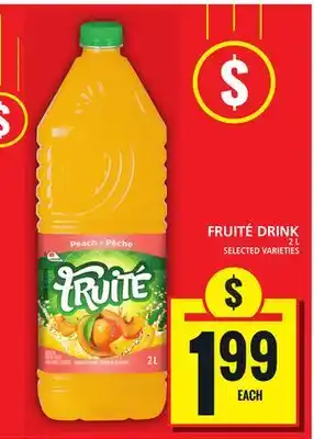 Food Basics FRUITÉ DRINK offer