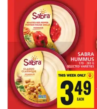 Food Basics SABRA HUMMUS offer
