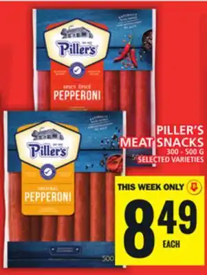 Food Basics PILLER'S MEAT SNACKS offer