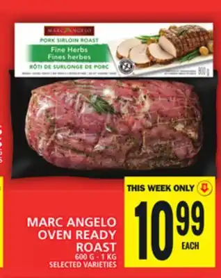 Food Basics MARC ANGELO OVEN READY ROAST offer