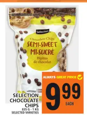 Food Basics SELECTION CHOCOLATE CHIPS offer