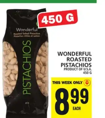 Food Basics WONDERFUL ROASTED PISTACHIOS offer