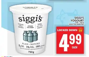 Food Basics SIGGI'S YOGOURT offer
