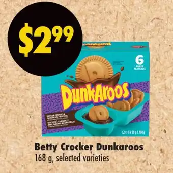 No Frills BETTY CROCKER DUNKAROOS, 168 G offer