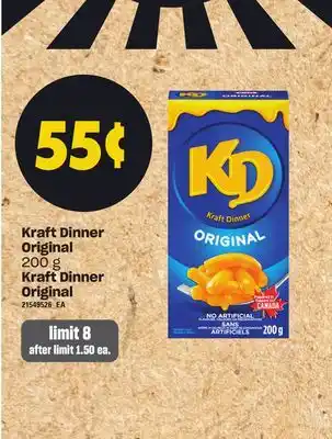 Independent Grocer KRAFT DINNER ORIGINAL, 200 g offer