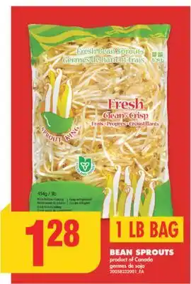 No Frills BEAN SPROUTS, 1 LB BAG offer