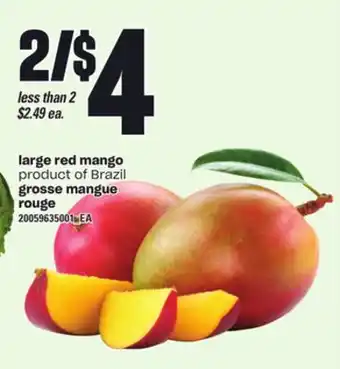 Independent Grocer LARGE RED MANGO offer