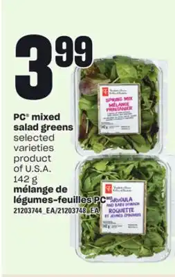 Independent Grocer PC MIXED SALAD GREENS, 142 g offer
