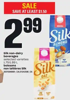 Independent Grocer SILK NON-DAIRY BEVERAGES, 1.75/1.89 L offer
