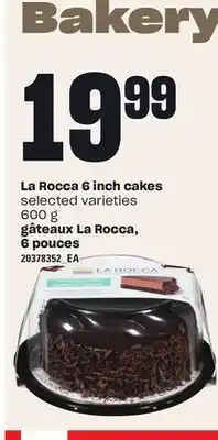 Independent Grocer LA ROCCA 6 INCH CAKES, 600 g offer