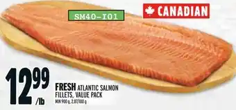 Metro FRESH ATLANTIC SALMON FILLETS, VALUE PACK offer