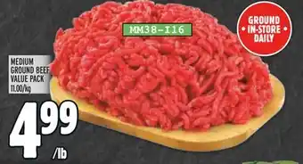 Metro MEDIUM GROUND BEEF VALUE PACK offer