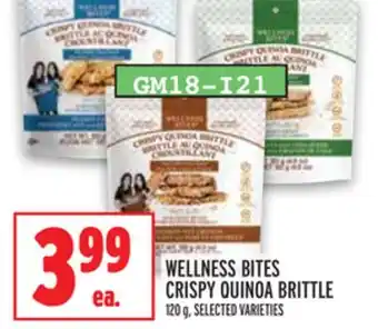 Metro WELLNESS BITES CRISPY QUINOA BRITTLE offer