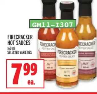 Metro FIRECRACKER HOT SAUCES offer