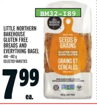 Metro LITTLE NORTHERN BAKEHOUSE GLUTEN FREE BREADS AND EVERYTHING BAGEL offer