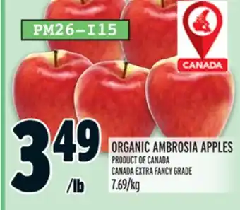 Metro ORGANIC AMBROSIA APPLES offer