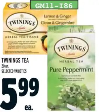 Metro TWININGS TEA offer