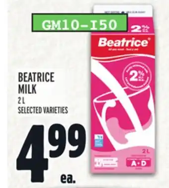 Metro BEATRICE MILK offer