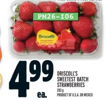 Metro DRISCOLL'S SWEETEST BATCH STRAWBERRIES offer