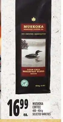 Metro MUSKOKA COFFEE offer