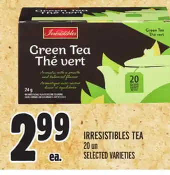 Metro IRRESISTIBLES TEA offer