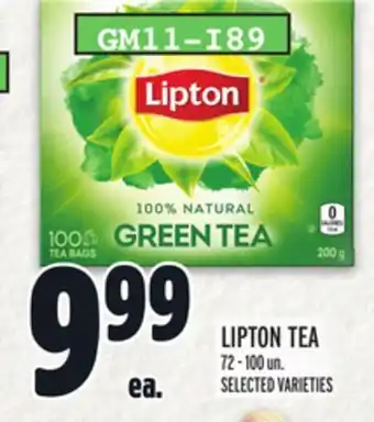 Metro LIPTON TEA offer