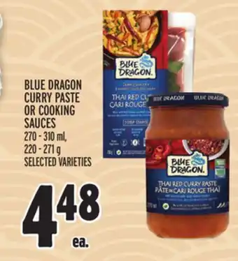 Metro BLUE DRAGON CURRY PASTE OR COOKING SAUCES offer