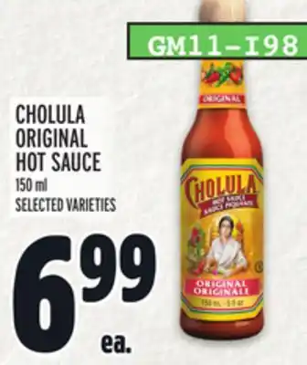 Metro CHOLULA ORIGINAL HOT SAUCE offer