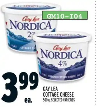 Metro GAY LEA COTTAGE CHEESE offer