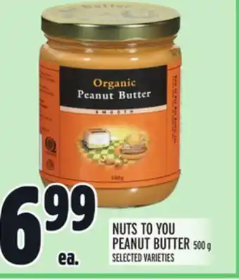 Metro NUTS TO YOU PEANUT BUTTER offer
