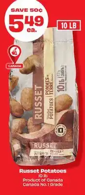 Metro RUSSET POTATOES offer
