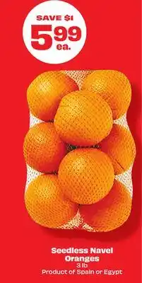 Metro SEEDLESS NAVEL ORANGES offer