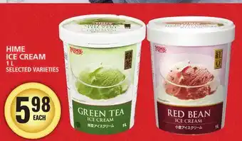 Food Basics HIME ICE CREAM offer