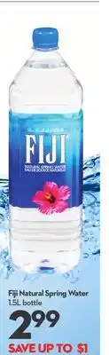 Longo's Fiji Natural Spring Water offer