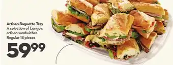 Longo's Artisan Baguette Tray offer