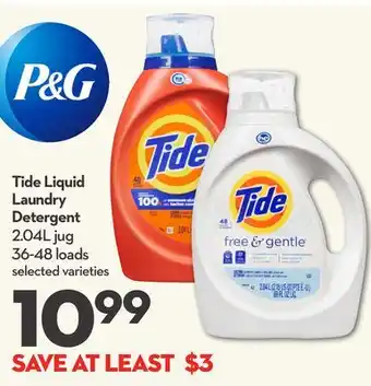 Longo's Tide Liquid Laundry Detergent offer