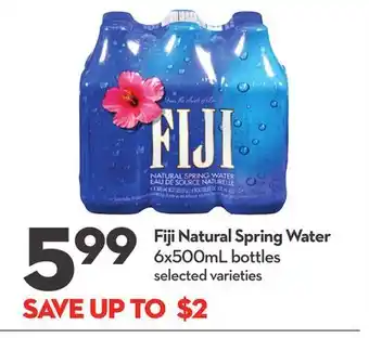 Longo's Fiji Natural Spring Water offer