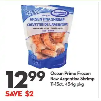 Longo's Ocean Prime Frozen Raw Argentina Shrimp offer