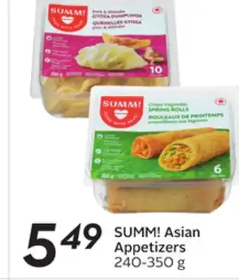 Sobeys ASIAN APPETIZERS offer