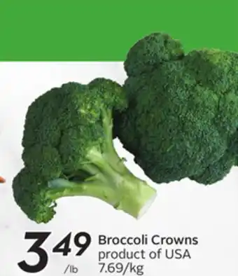 Sobeys Broccoli Crowns offer
