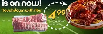 Sobeys Fresh Pork Side Ribs offer