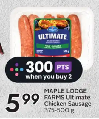 Sobeys Ultimate Chicken Sausage offer