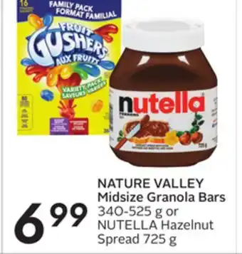 Sobeys NATURE VALLEY Midsize Granola Bars offer