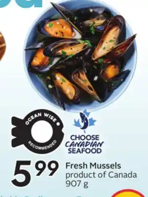 Sobeys Fresh Mussels offer
