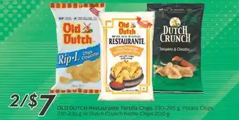 Sobeys OLD DUTCH Restaurante Tortilla Chips offer