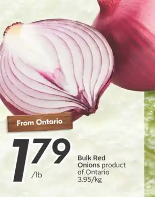 Sobeys Bulk Red Onions offer
