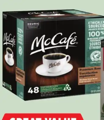 Canadian Tire Keurig Selected Tim Hortons or McCafe Coffee K-Cup Pods, 48-Ct offer