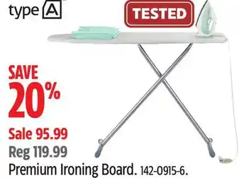 Canadian Tire Type A Premium Ironing Board offer